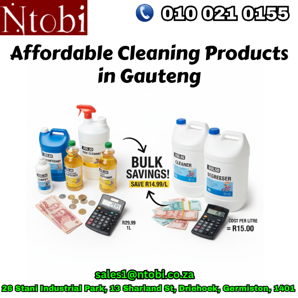 Affordable Cleaning Products in Gauteng