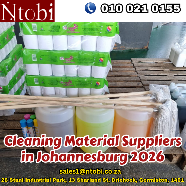 Cleaning Material Suppliers in Johannesburg 2026