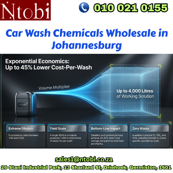 Car Wash Chemicals Wholesaler in Johannesburg