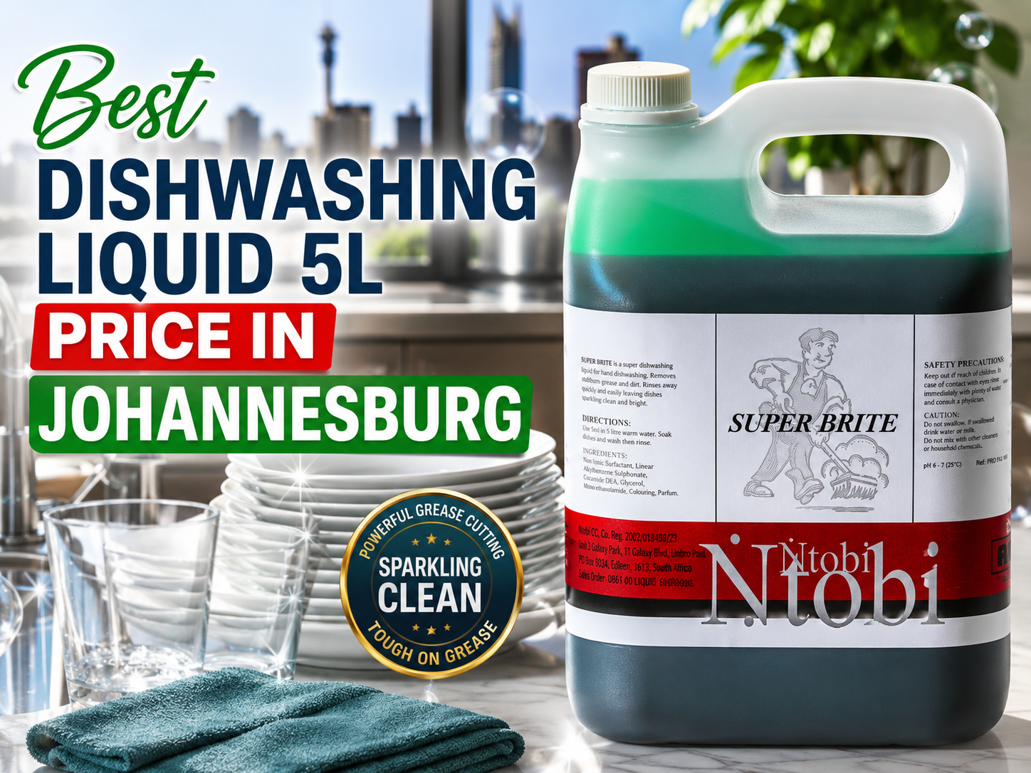 Best Dishwashing Liquid 5L Price in Johannesburg