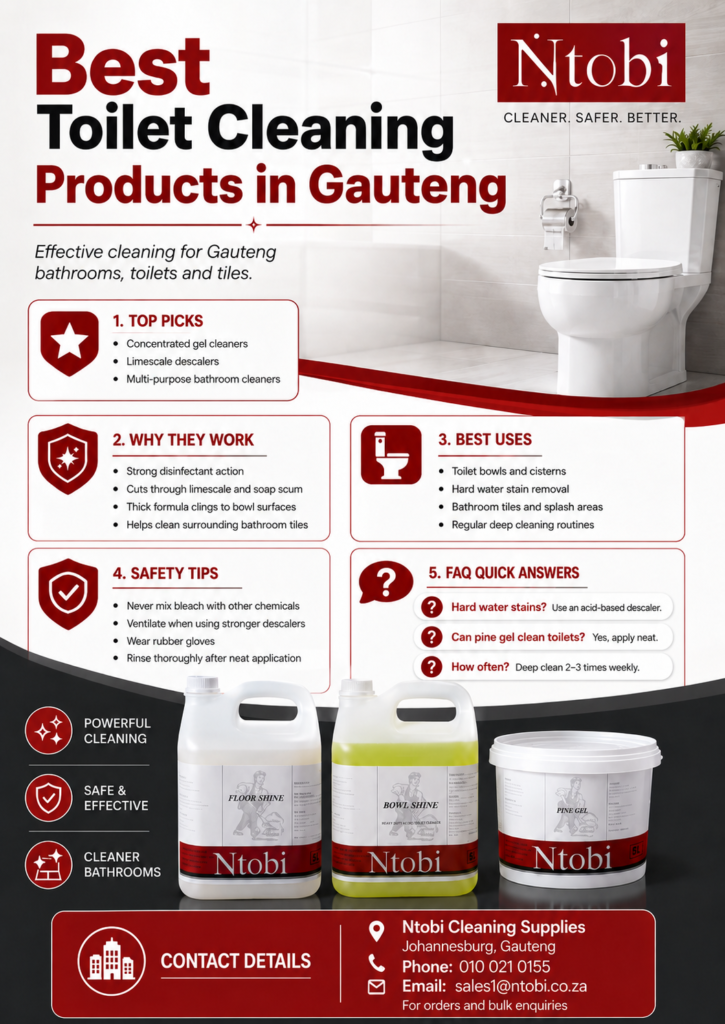 Best Toilet Cleaning Products in Gauteng