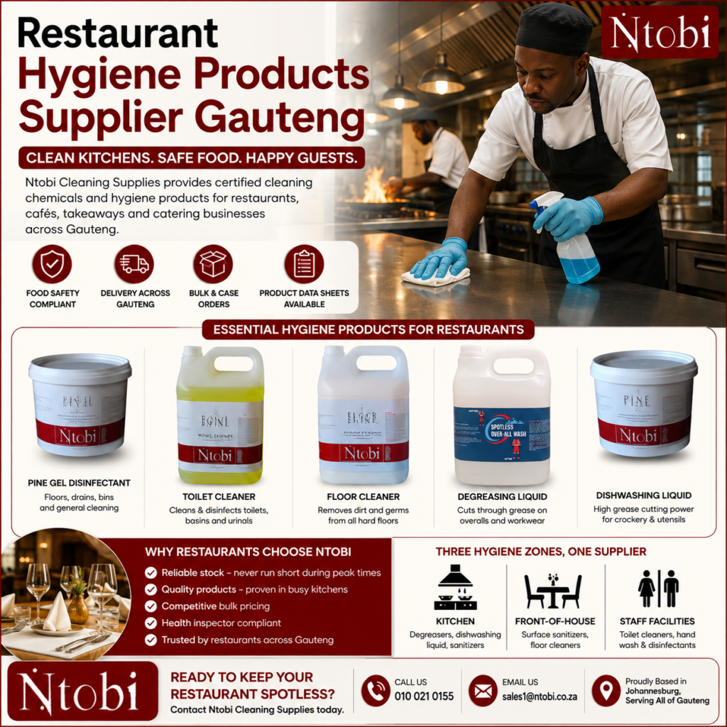 Restaurant Hygiene Products Supplier Gauteng