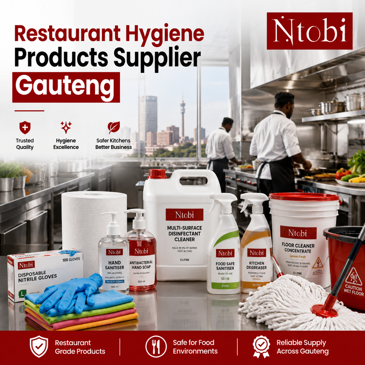 Restaurant Hygiene Products Supplier Gauteng